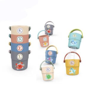 baby bucket stacking toys