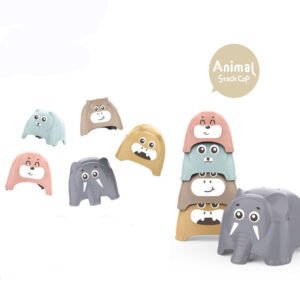 animal stack cup toys