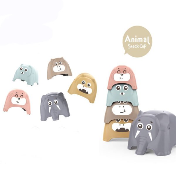 animal stack cup toys